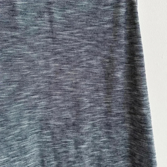 W5 Black and White Marble Striped Tank Top with Aztec Print Shoulders, Size Med - Picture 12 of 15